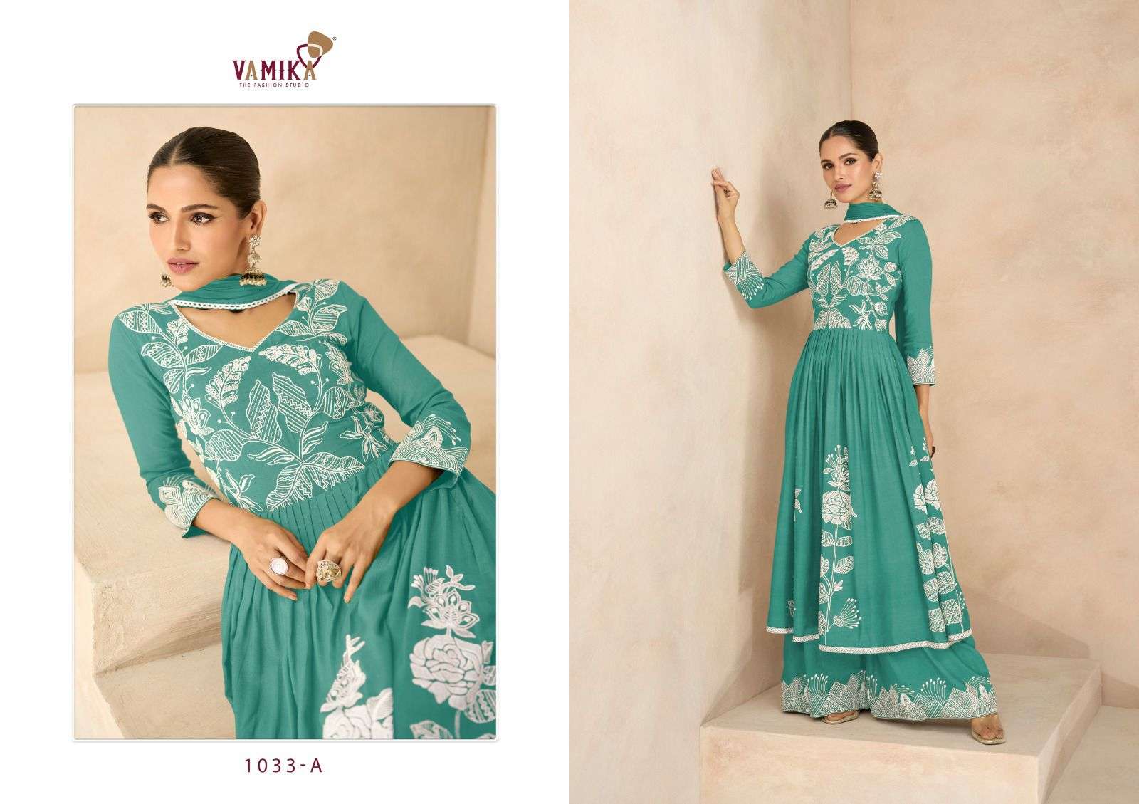 VAMIKA LAKHNAVI VOL 6 SUPER HIT VOL 2 RAYON DESIGNER READY MADE SUIT