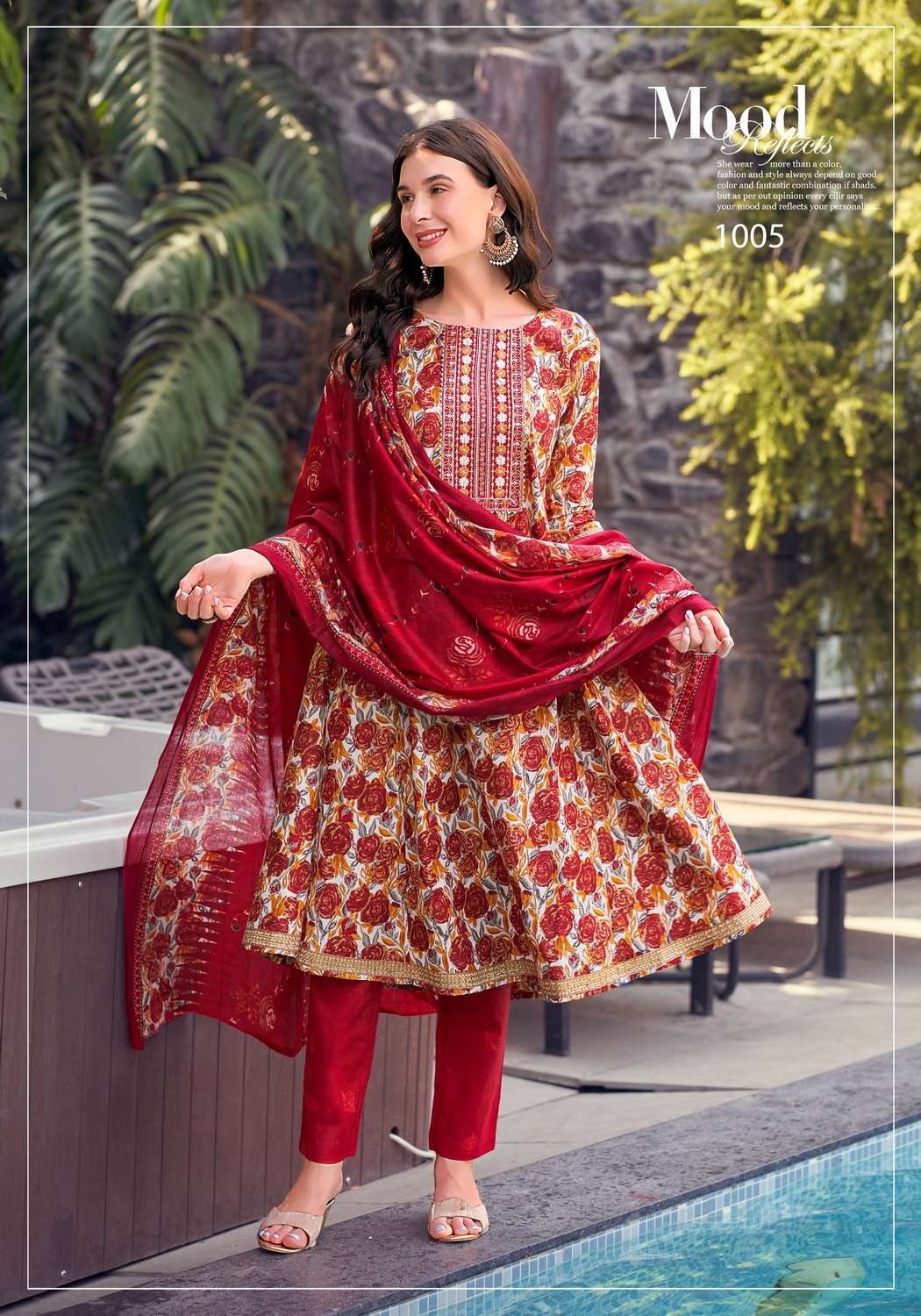 VANISKA COTTON PLUS VOL 1 GOWN STYLE  KURTI COMBO SET 