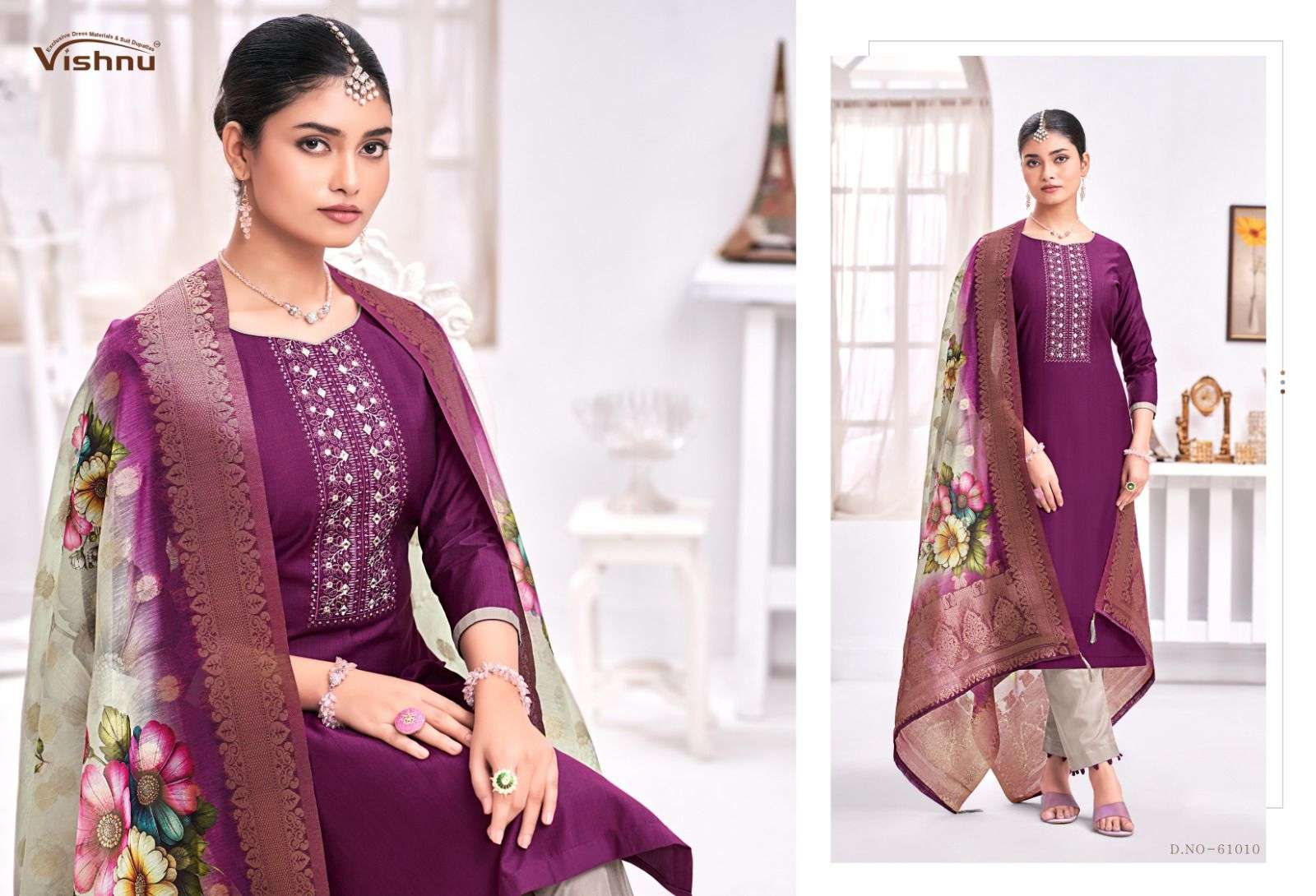 VISHNU IMPEX RASHMIKA VOL 2 SILK SALWAR SUIT
