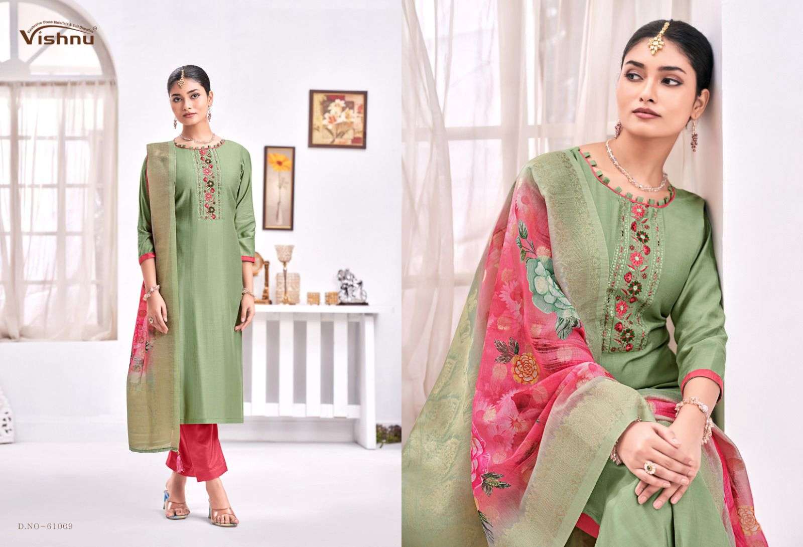 VISHNU IMPEX RASHMIKA VOL 2 SILK SALWAR SUIT