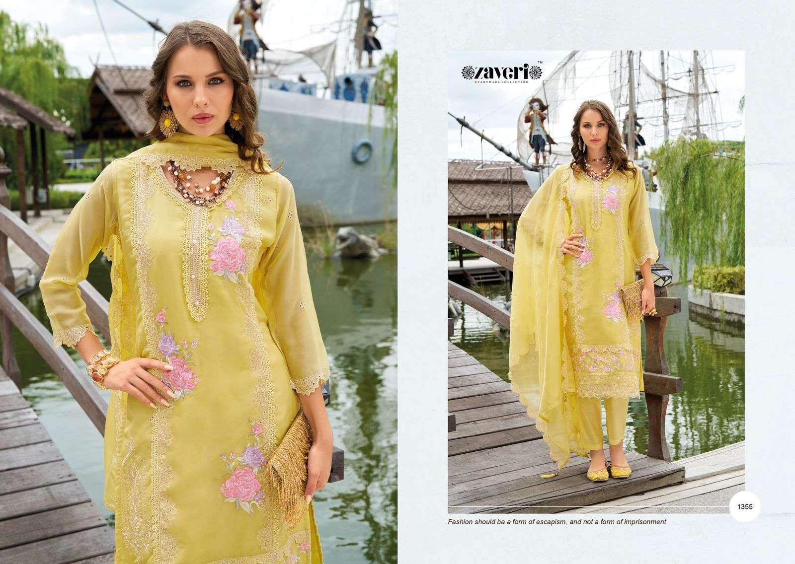 ZAVERI WOMAN BEAUTY AANCHAL ORGANZA DESIGNER FANCY SUIT
