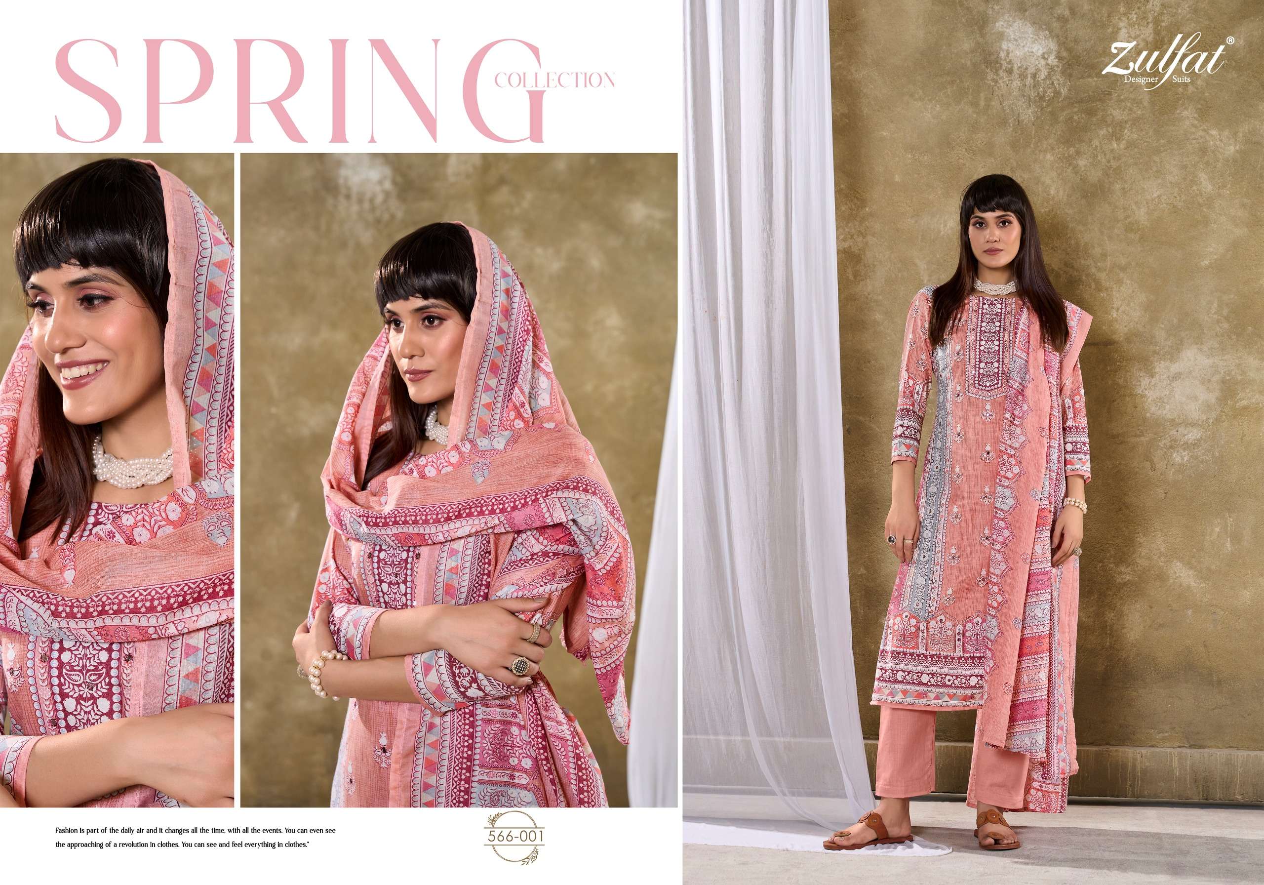 ZULFAT DESIGNER SUITS SUMMER SWAG COTTON SALWAR SUIT