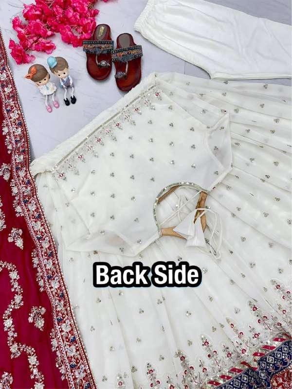 AD 176 LONG ANARKALI GOWN WITH BOTTOM AND DUPATTA SET