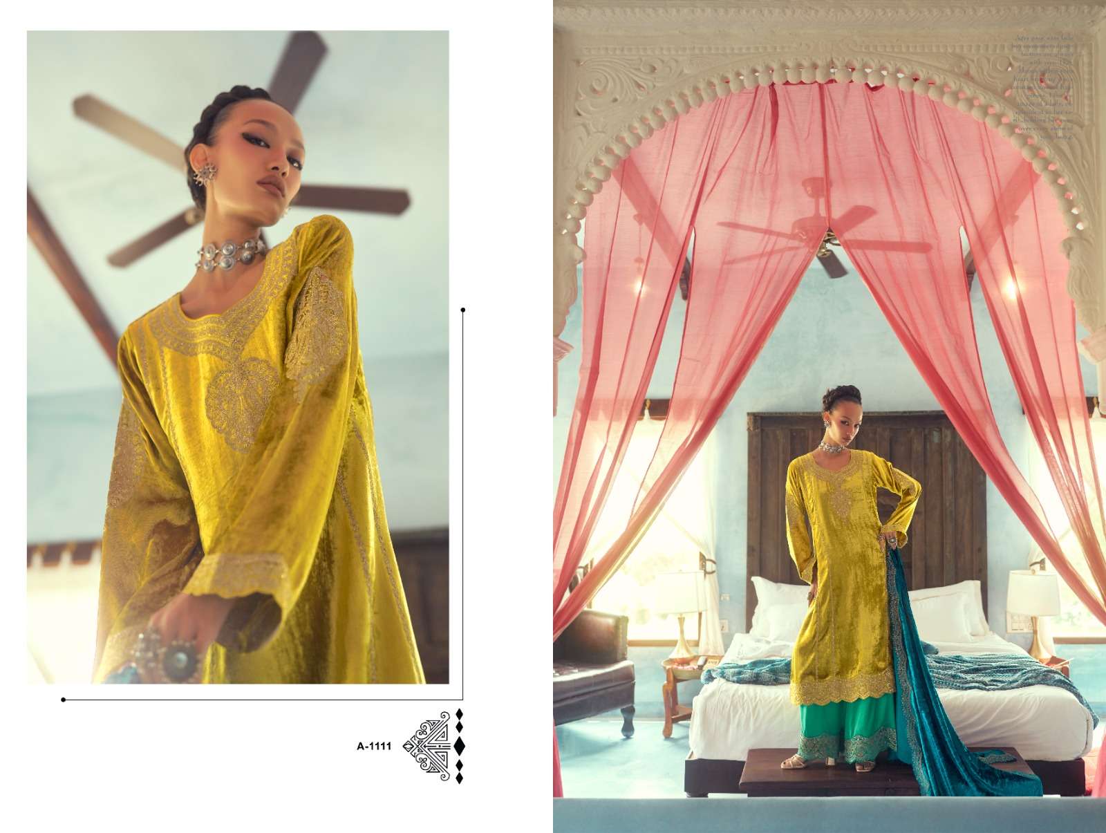 AIQA SHAHEN SHAH VELVET DESIGNER HEAVY FESTIVE WEAR SUIT