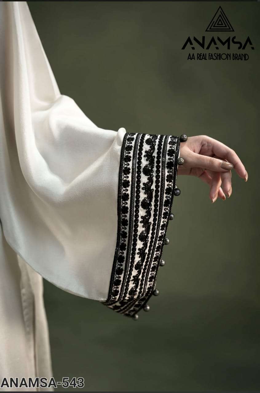 ANAMSA - 538 HEAVY EMBROIDERED BEAUTIFUL PARTY WEAR SUIT