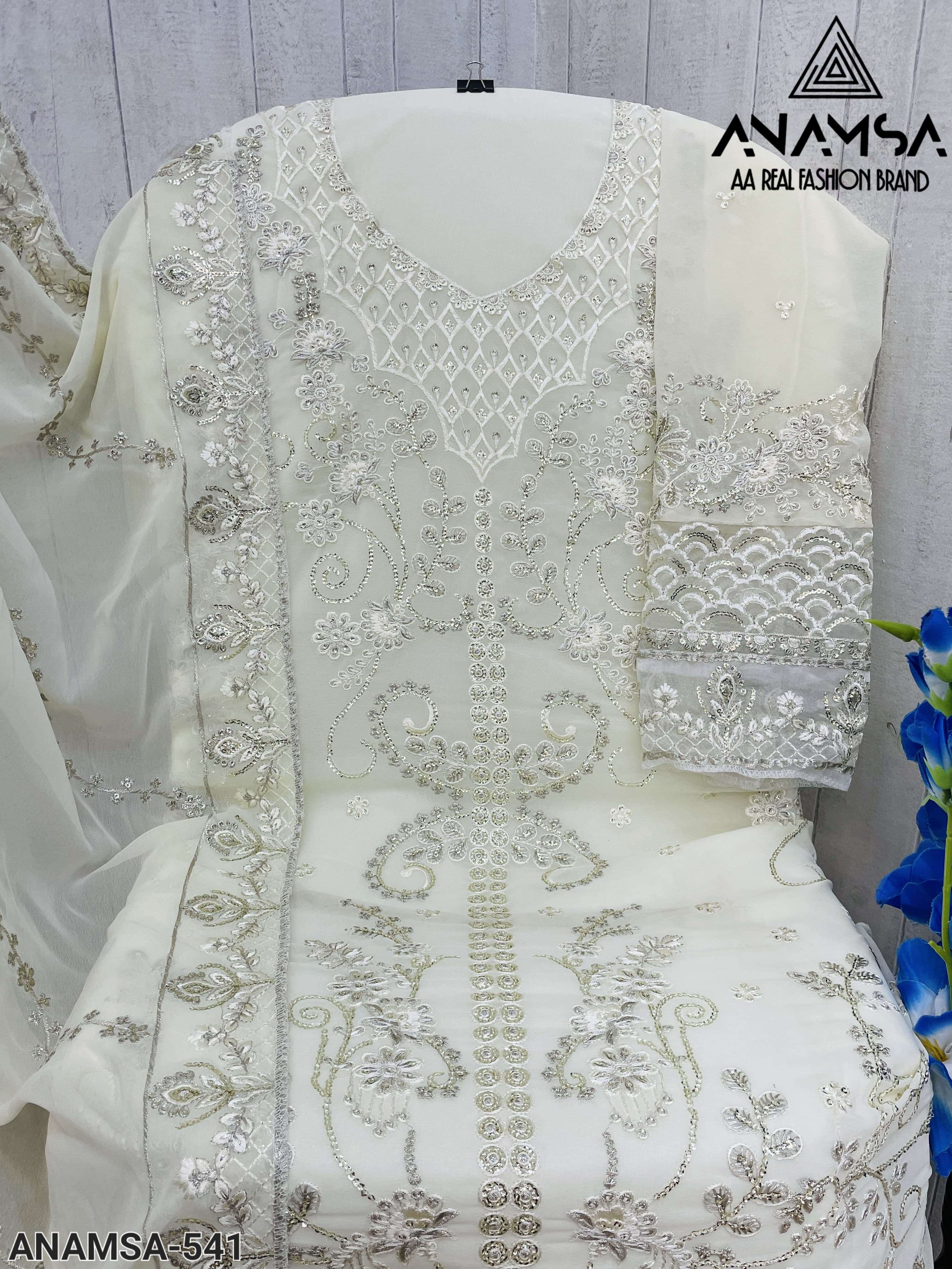 ANAMSA - 541 HEAVY EMBROIDERED PARTY WEAR SUIT 