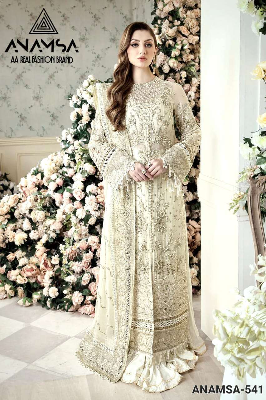 ANAMSA - 541 HEAVY EMBROIDERED PARTY WEAR SUIT 