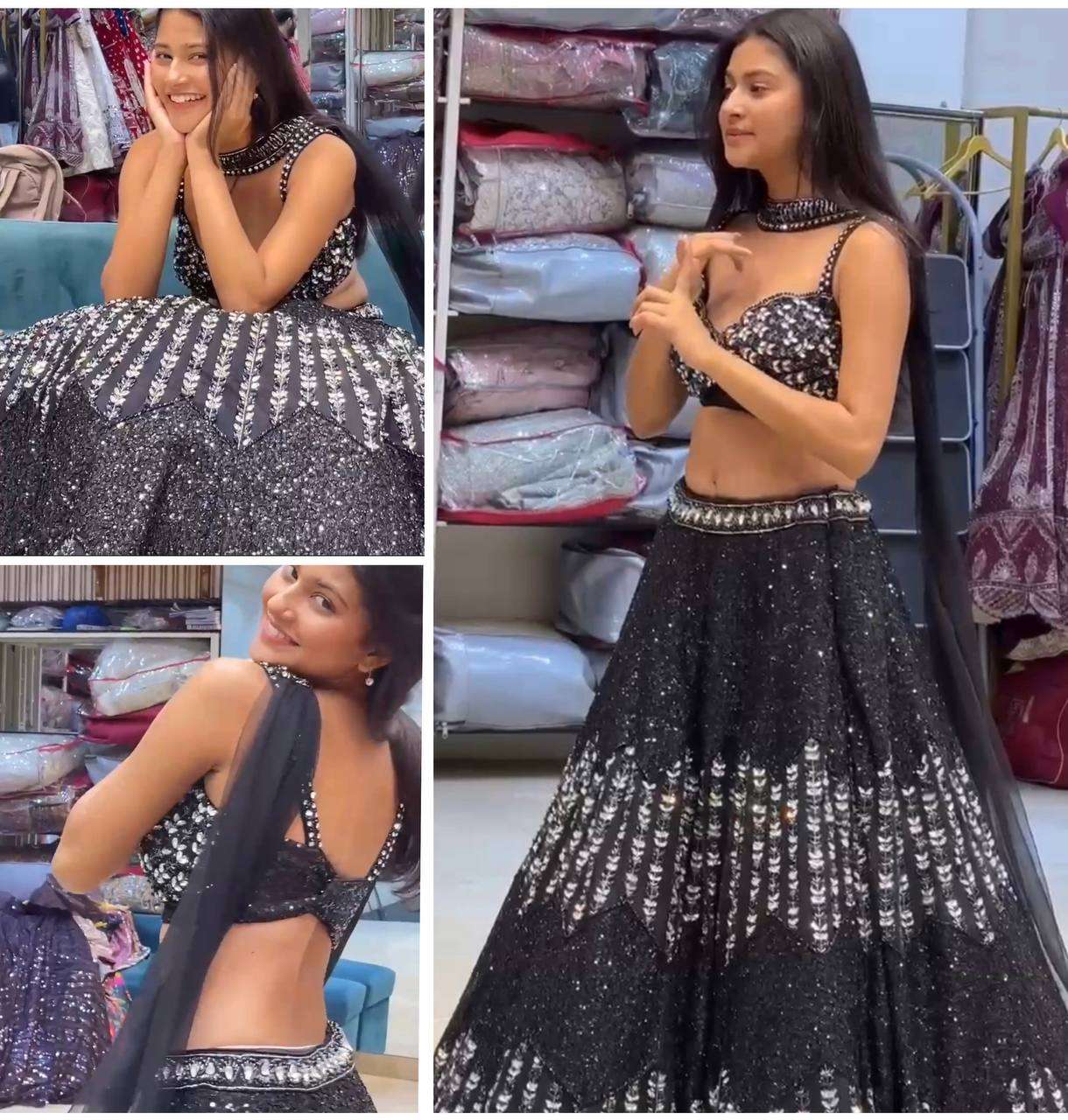 BD 1657 WEDDING WEAR LEHENGA CHOLI
