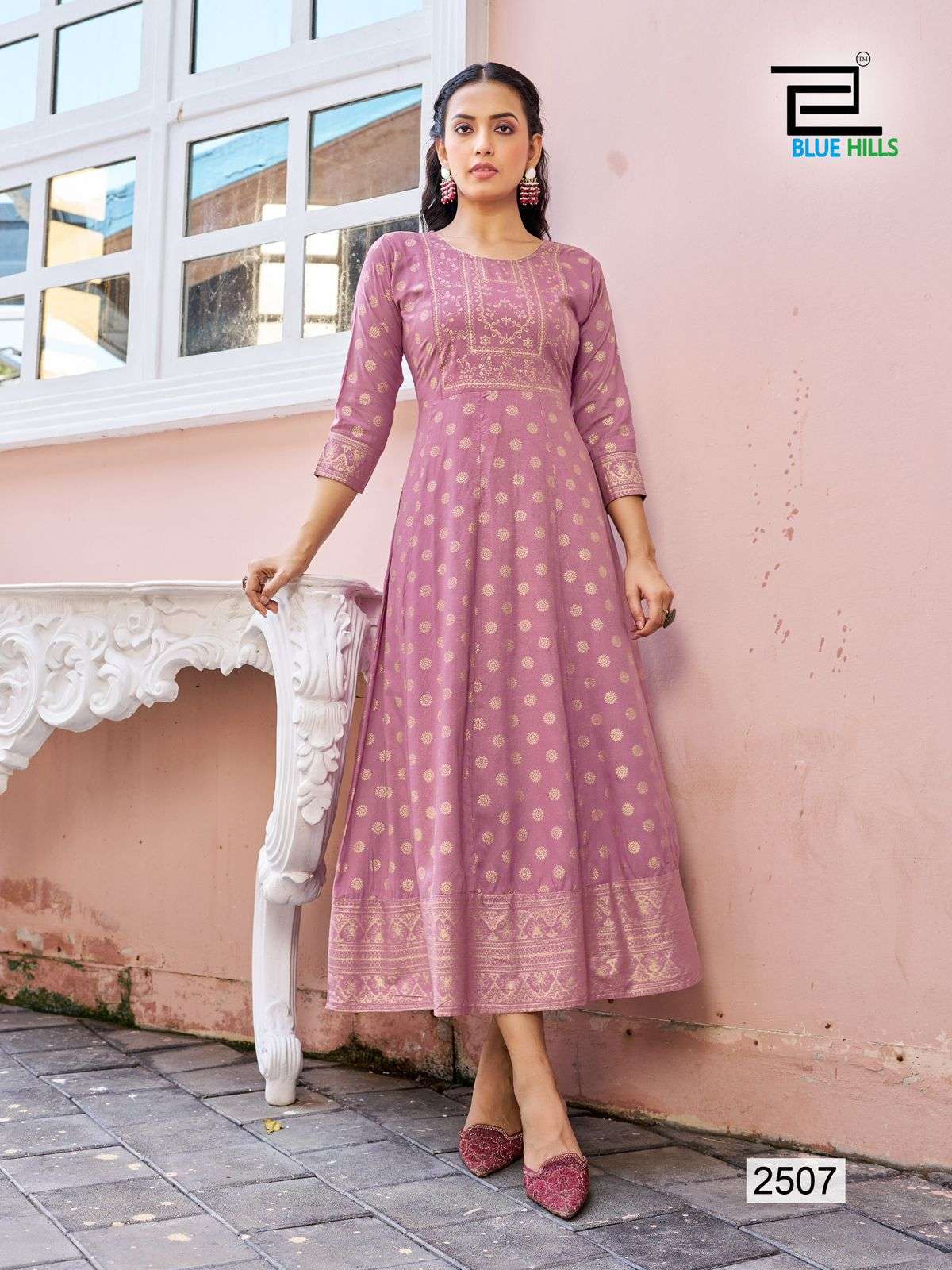 BLUE HILLS WOMANIYA VOL 25 FANCY ANARKALI GOWN 