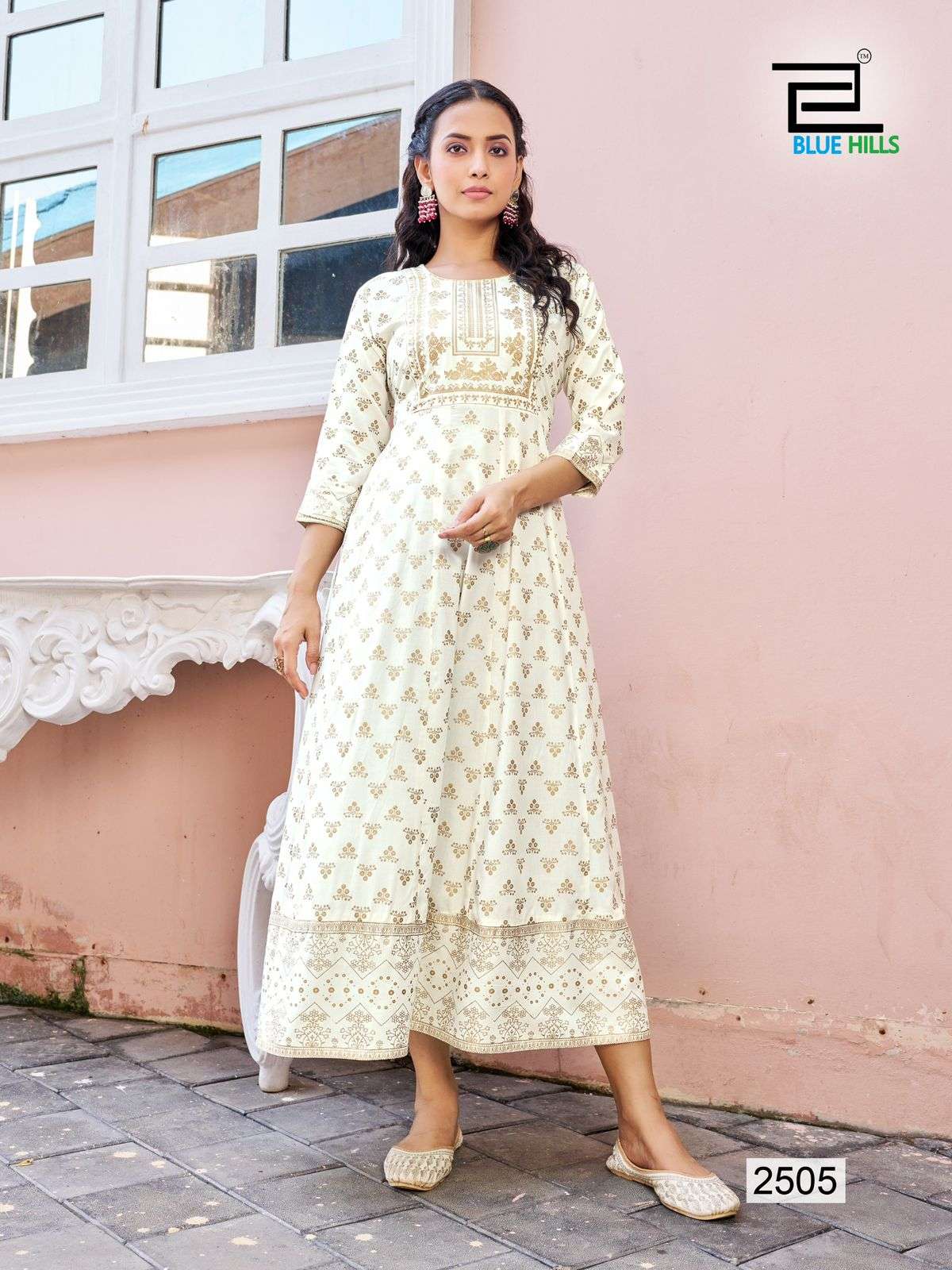 BLUE HILLS WOMANIYA VOL 25 FANCY ANARKALI GOWN 