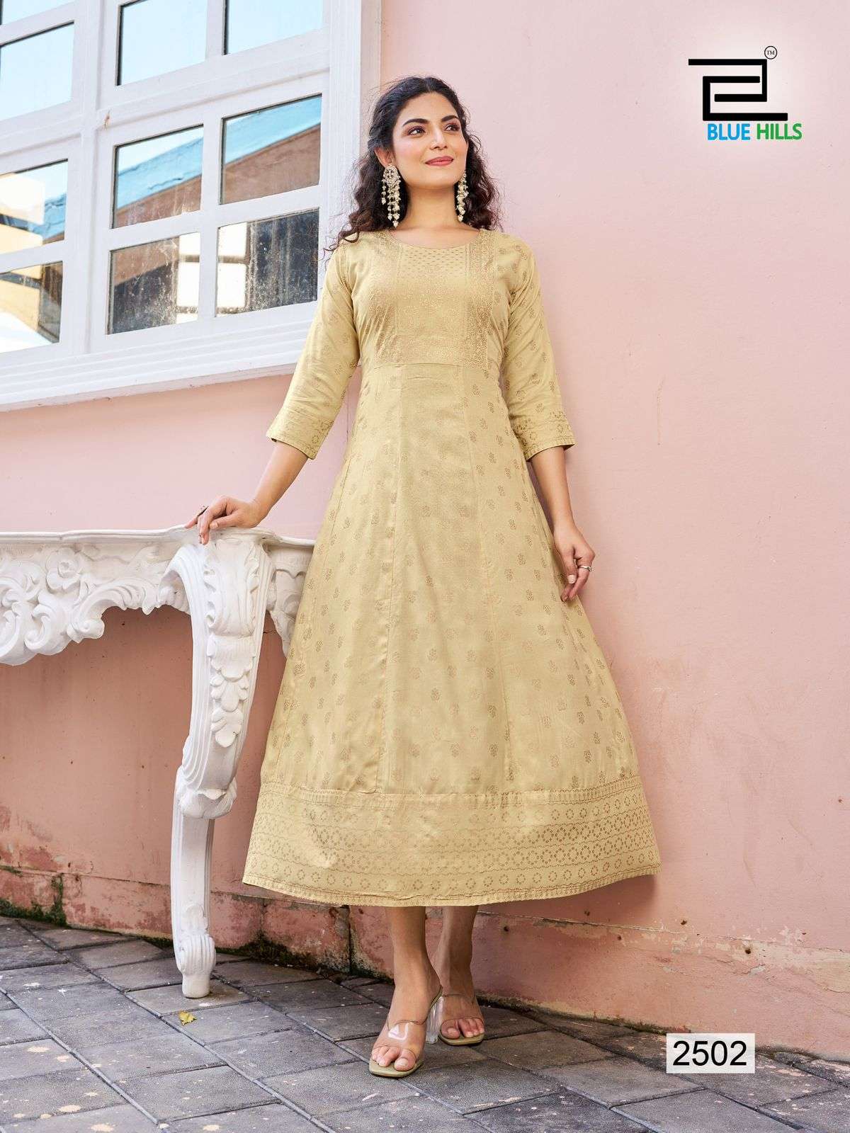 BLUE HILLS WOMANIYA VOL 25 FANCY ANARKALI GOWN 