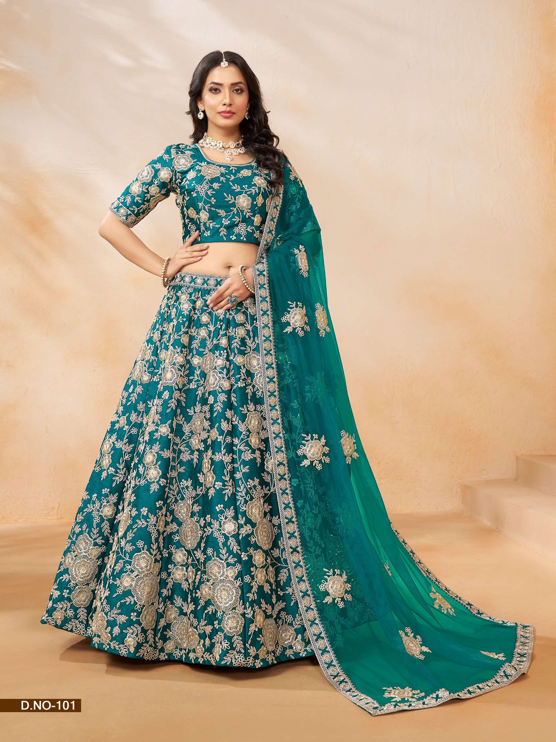 DANI CREATION MEHVISH VOL 1 SILK DESIGNER HEAVY LEHENGA CHOLI