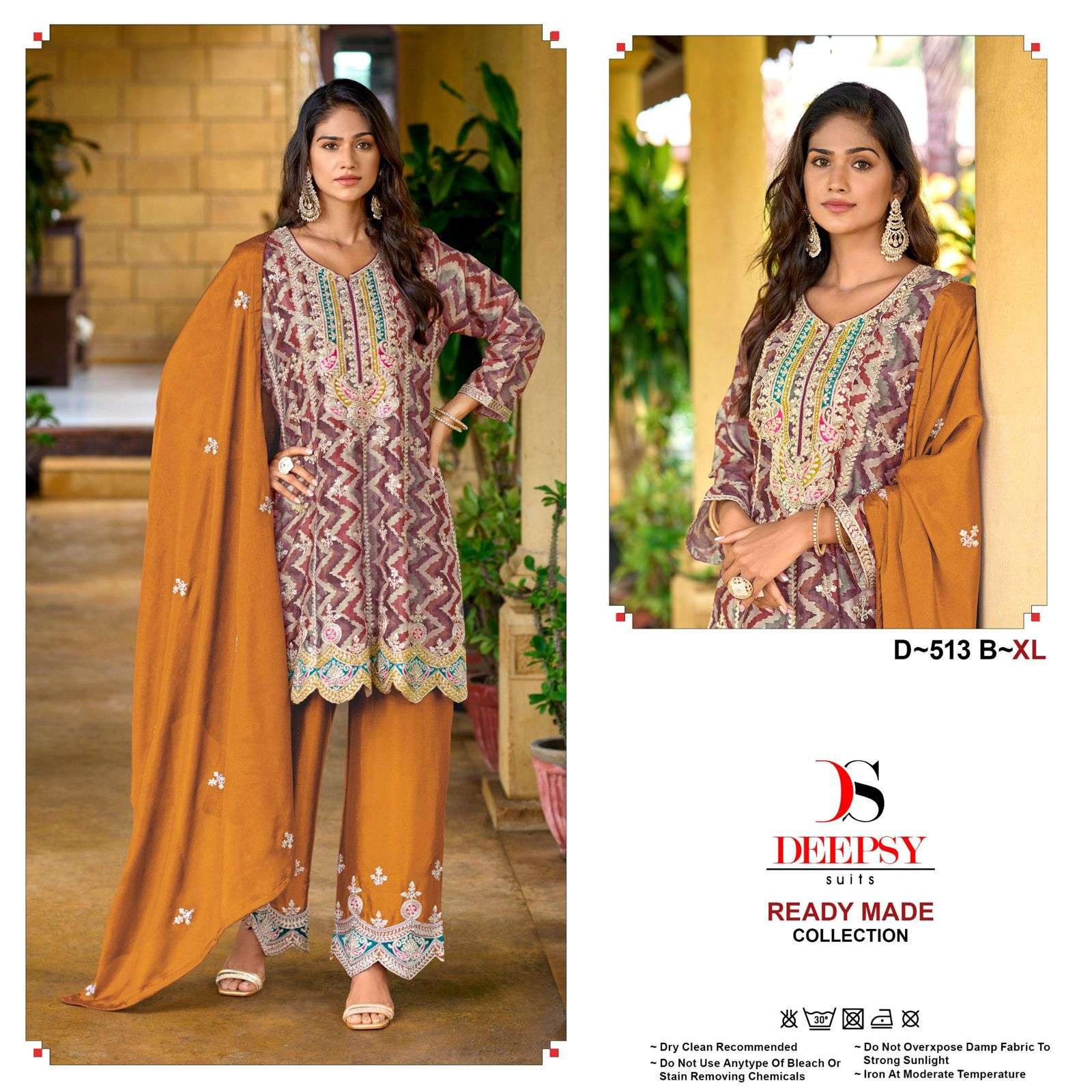 DEEPSY SUITS D 513 HEAVY EMBROIDERED PAKISTANI SUIT