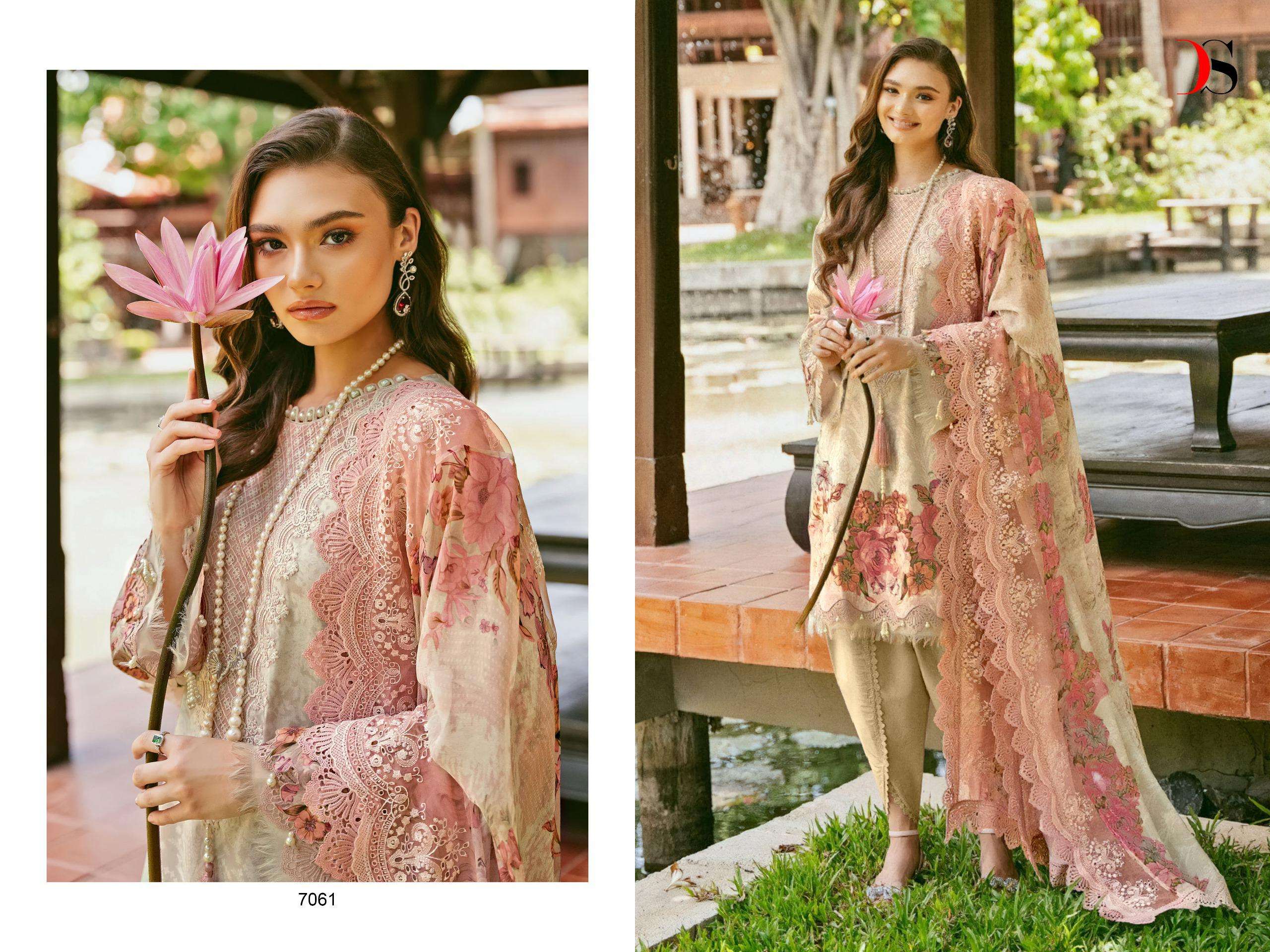 DEEPSY SUITS JADE NEEDLE WONDER 24 VOL 3 COTTON SALWAR KAMEEZ 