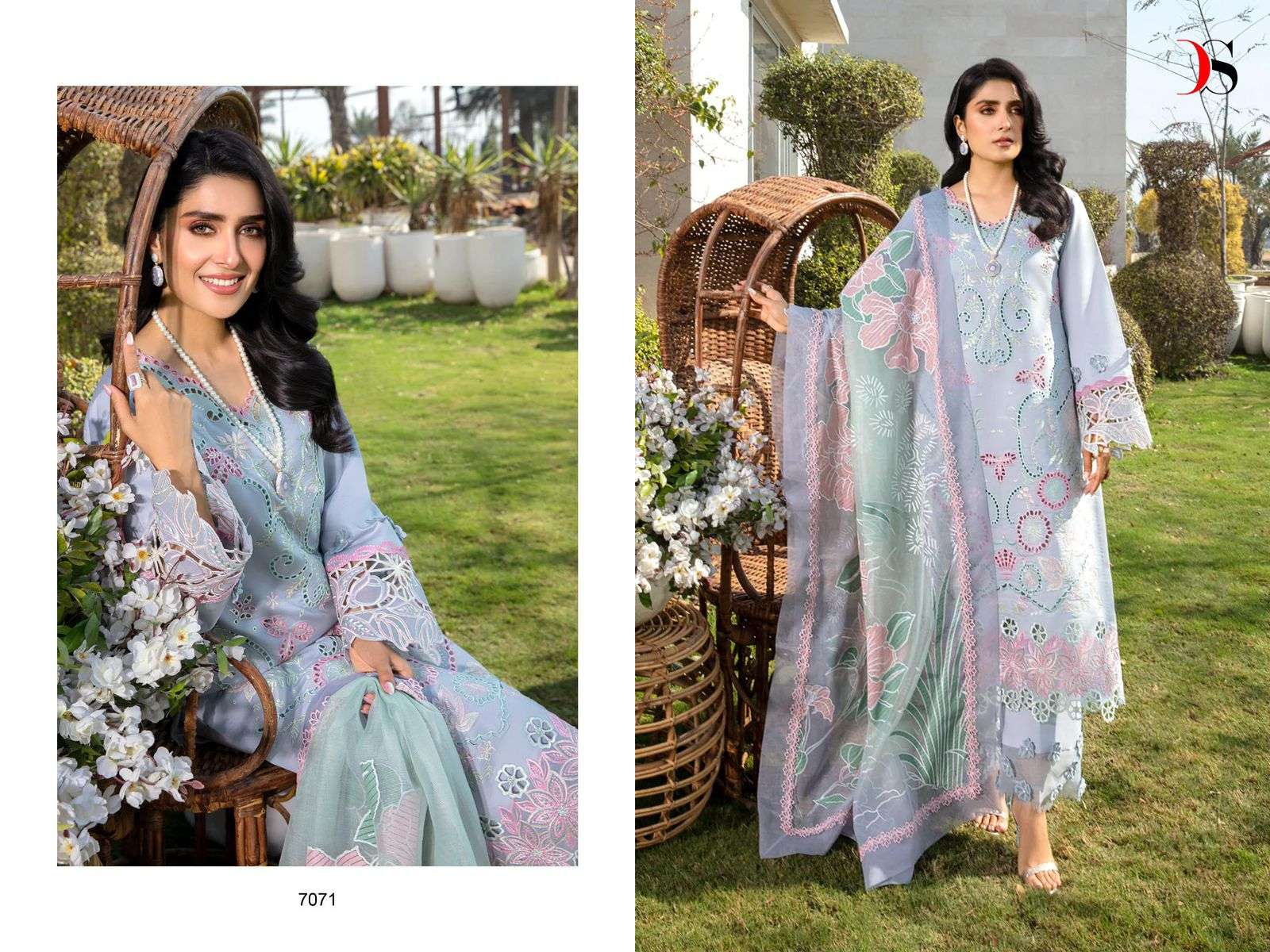 DEEPSY SUITS RANGRASIYA PREMIUM LAWN 24 VOL 3 COTTON DESIGNER SUIT