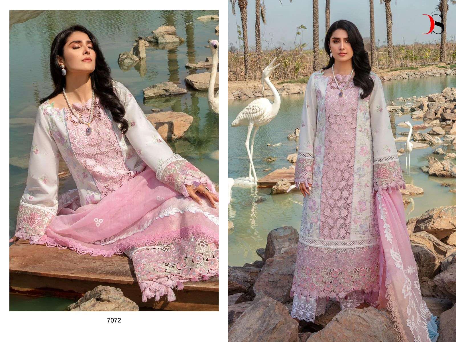 DEEPSY SUITS RANGRASIYA PREMIUM LAWN 24 VOL 3 COTTON DESIGNER SUIT