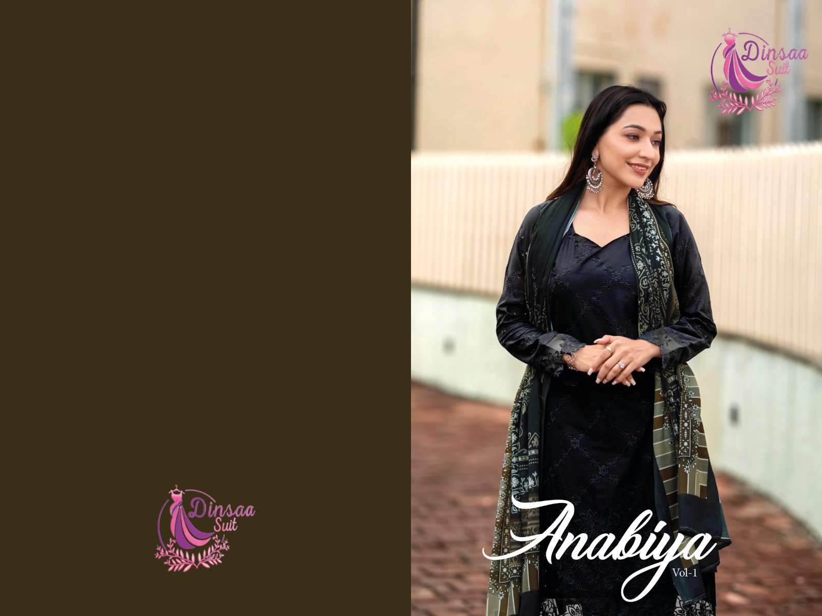 DINSAA SUIT ANABIYA VOL-1  297-298-299 PARTY WEAR SUIT