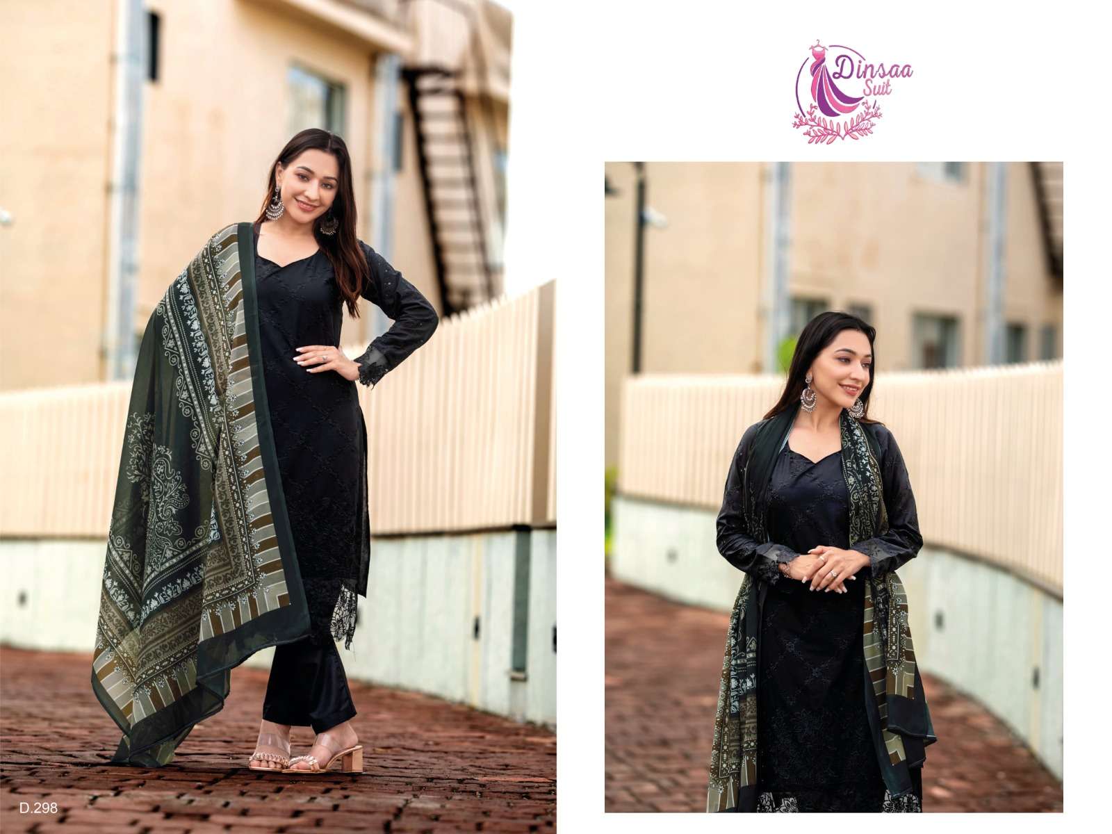 DINSAA SUIT ANABIYA VOL-1  297-298-299 PARTY WEAR SUIT