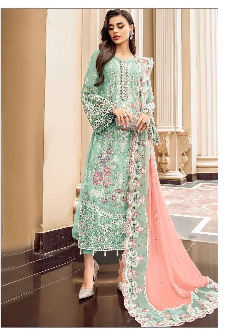 DINSAA SUIT DESIGN NO - 277 ABCD NEW FANCY COLLECTION HEAVY PARTY WEAR SUIT 