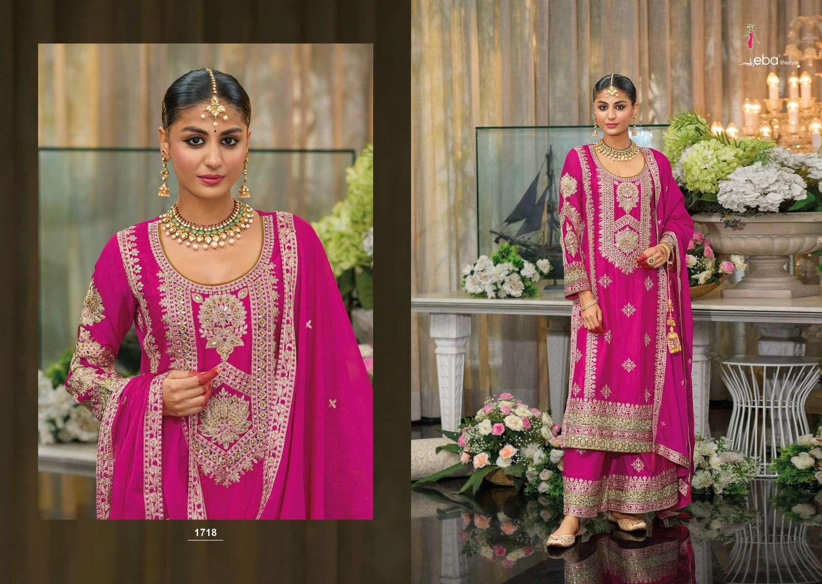 EBA LIFESTYLE MUSKAT VOL 2 HEAVY DESIGNER FESTIVE WEAR SUIT