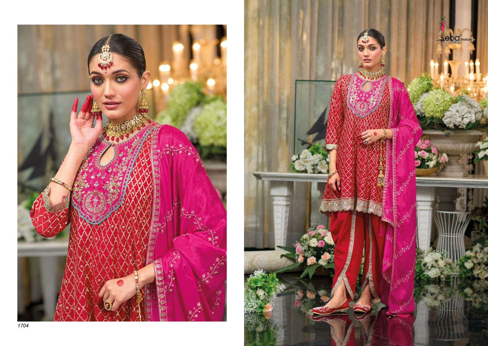 EBA LIFESTYLE SAJNI HEAVY DESIGNER PARTY WEAR SUIT