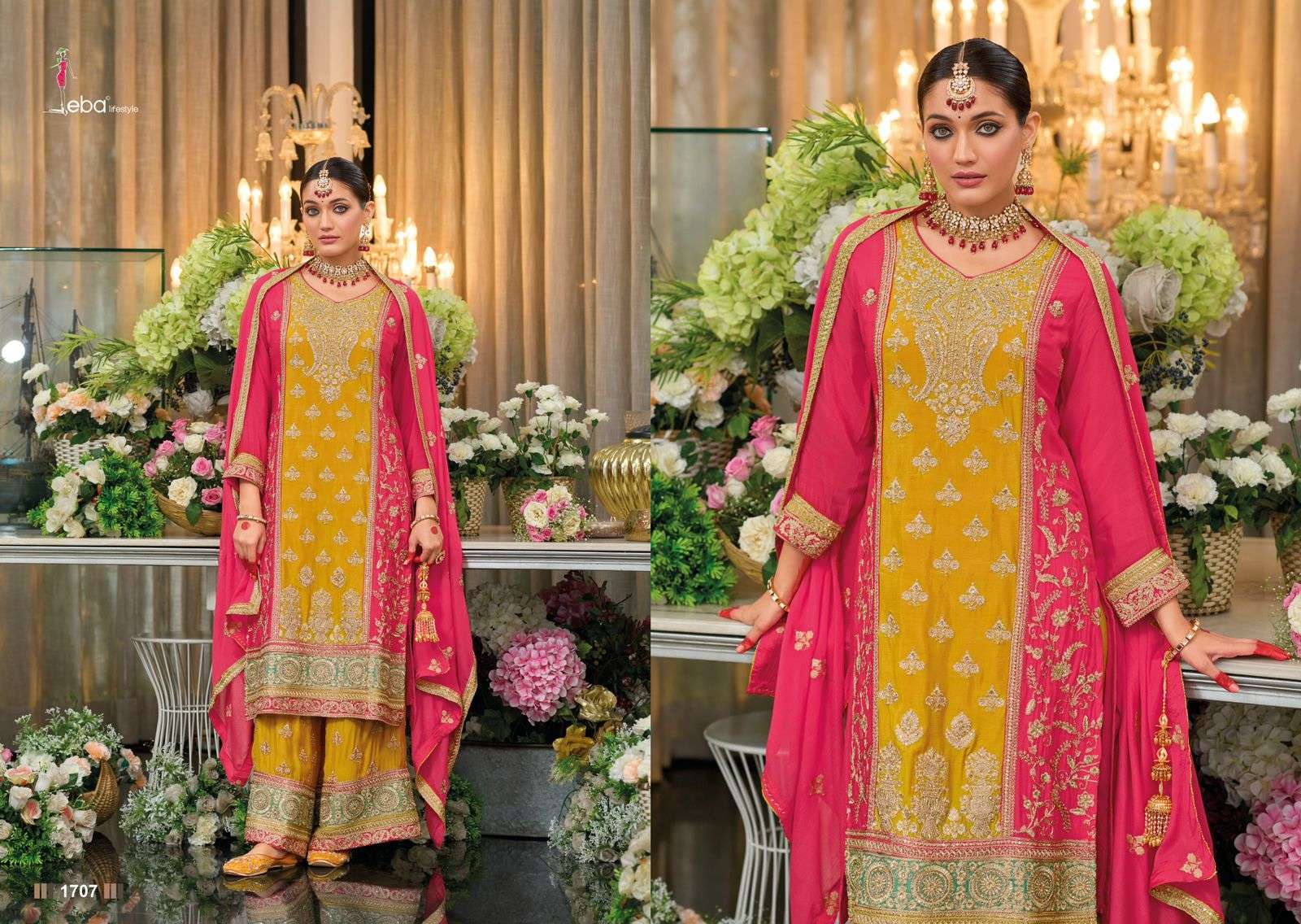 EBA LIFESTYLE SURILI VOL 3 HEAVY DESIGNER FESTIVE WEAR SUIT