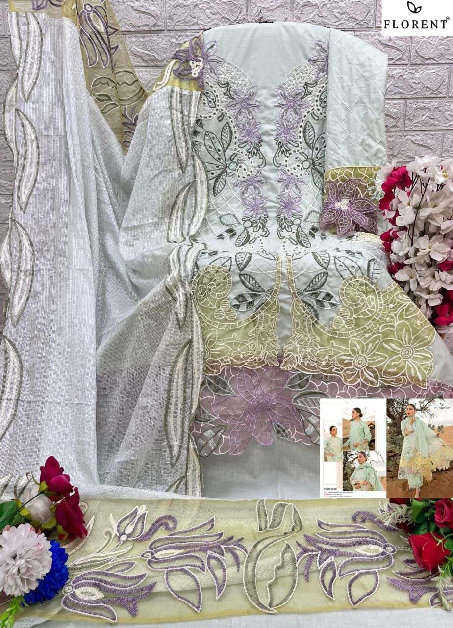 FLORENT TM DESIGN NO - 1001- 1002- 1003 SELF EMBROIDERY PARTY WEAR PAKISTANI SUIT