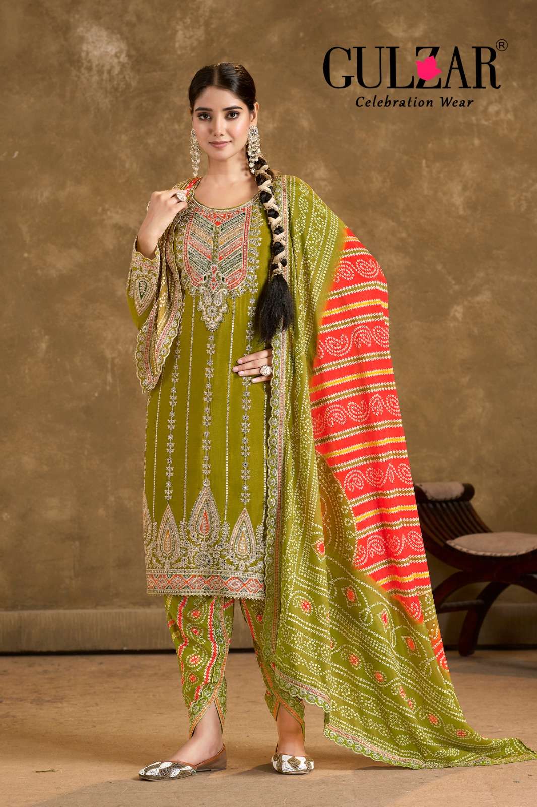 GULZAR PHOOLZARI VOL 2 HEAVY DESIGNER READY MADE SUIT