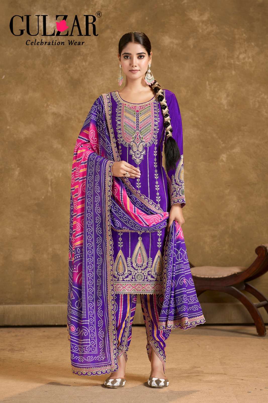 GULZAR PHOOLZARI VOL 2 HEAVY DESIGNER READY MADE SUIT