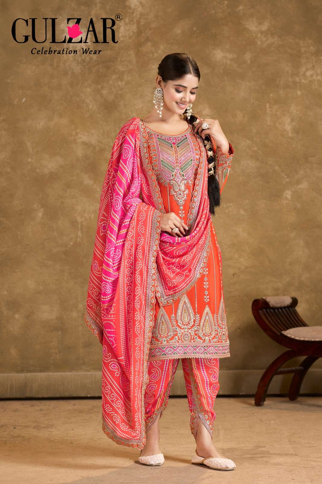 GULZAR PHOOLZARI VOL 2 HEAVY DESIGNER READY MADE SUIT