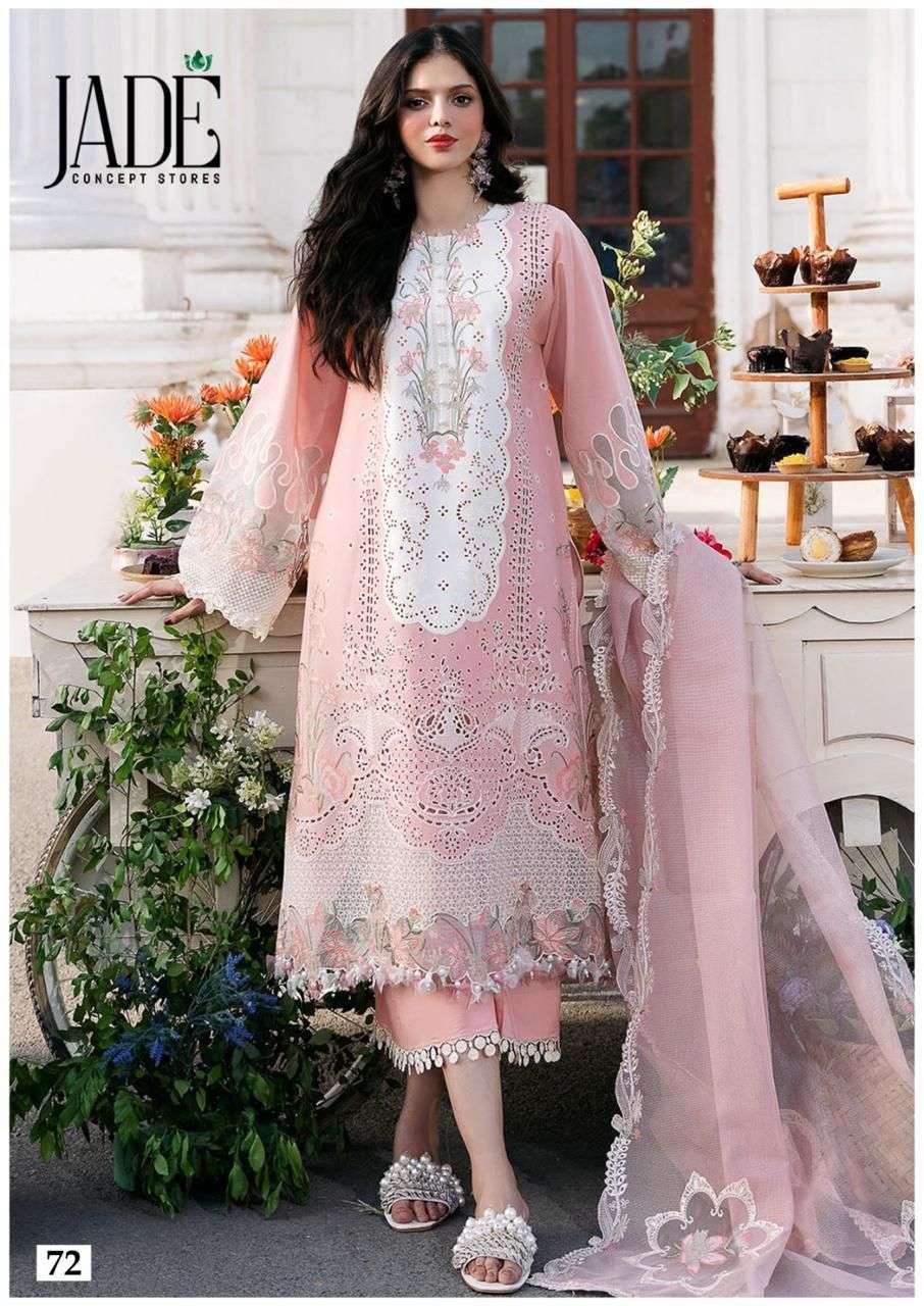 JADE CHEVRON EXCLUSIVE HEAVY COTTON VOL 8 LAWN COTTON SUIT