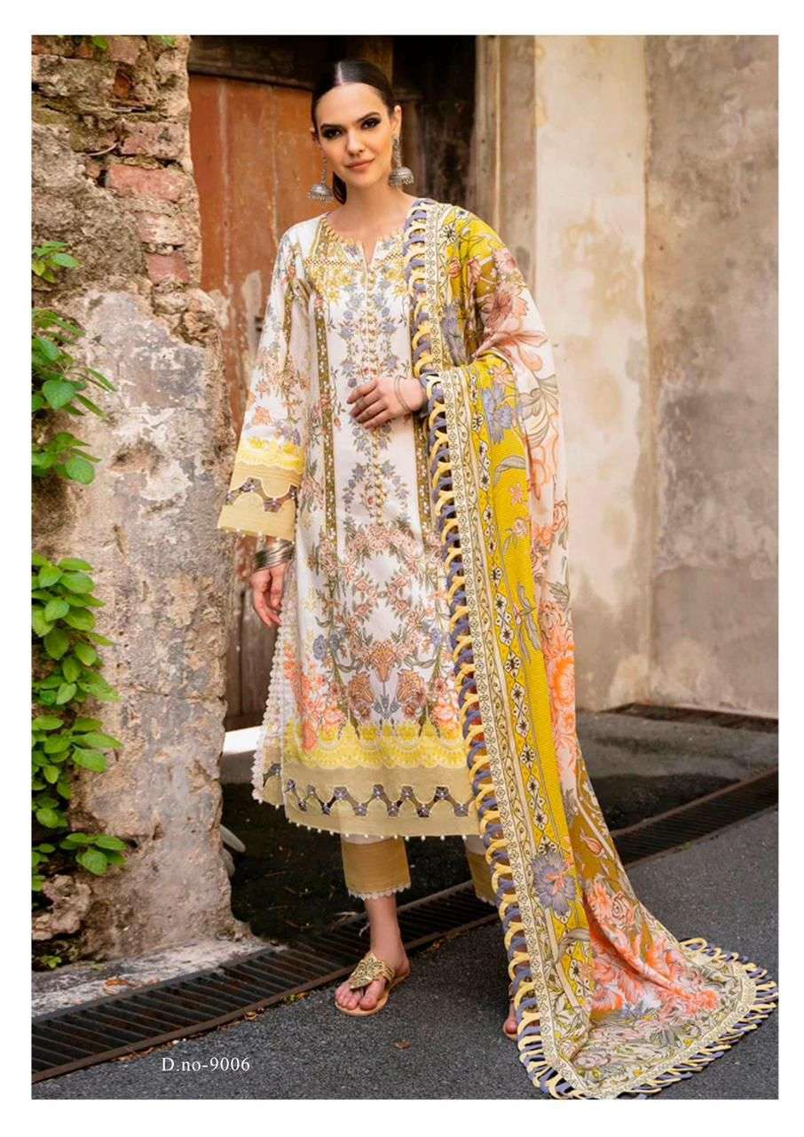 JADE CRIMSON EXCLUSIVE HEAVY LAWN COLLECTION VOL 9 LAWN COTTON SUIT