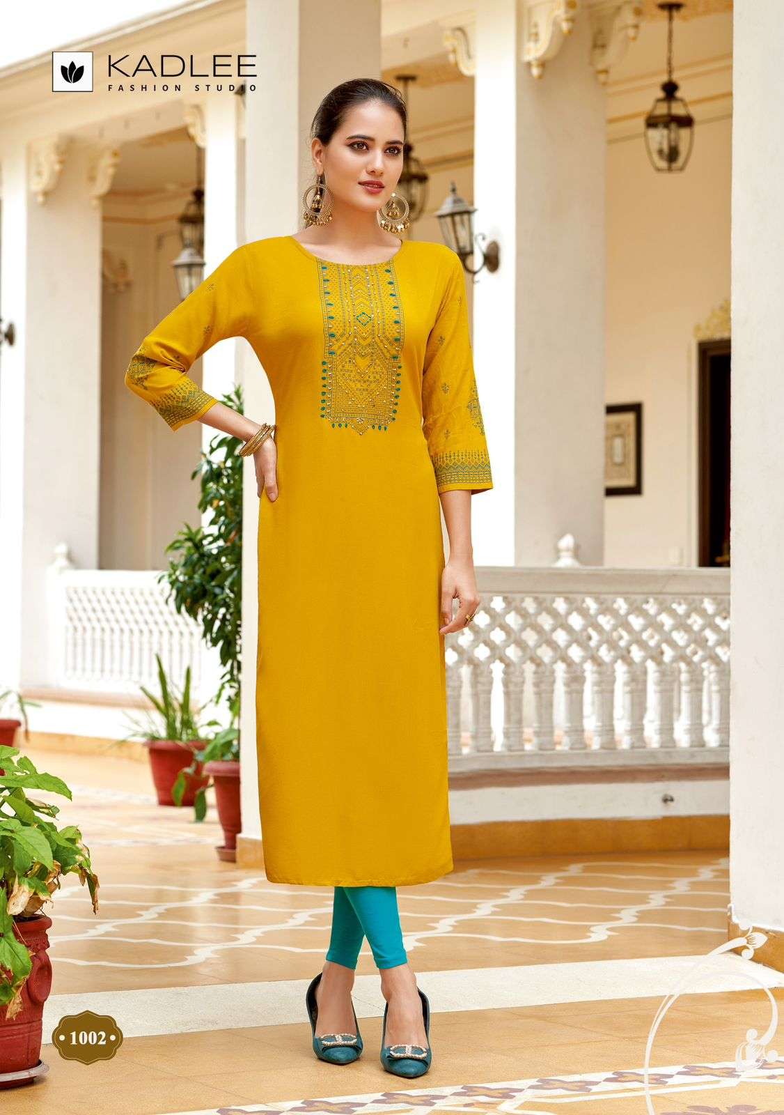 KADLEE FASHION ANERI RAYON FANCY KURTI 
