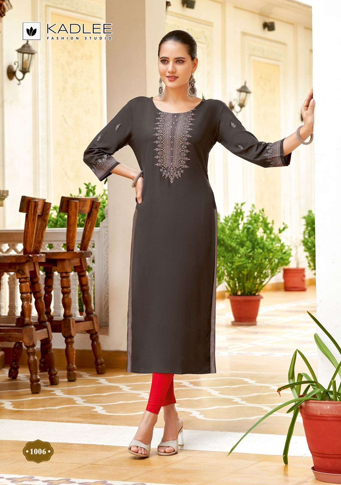KADLEE FASHION ANERI RAYON FANCY KURTI 