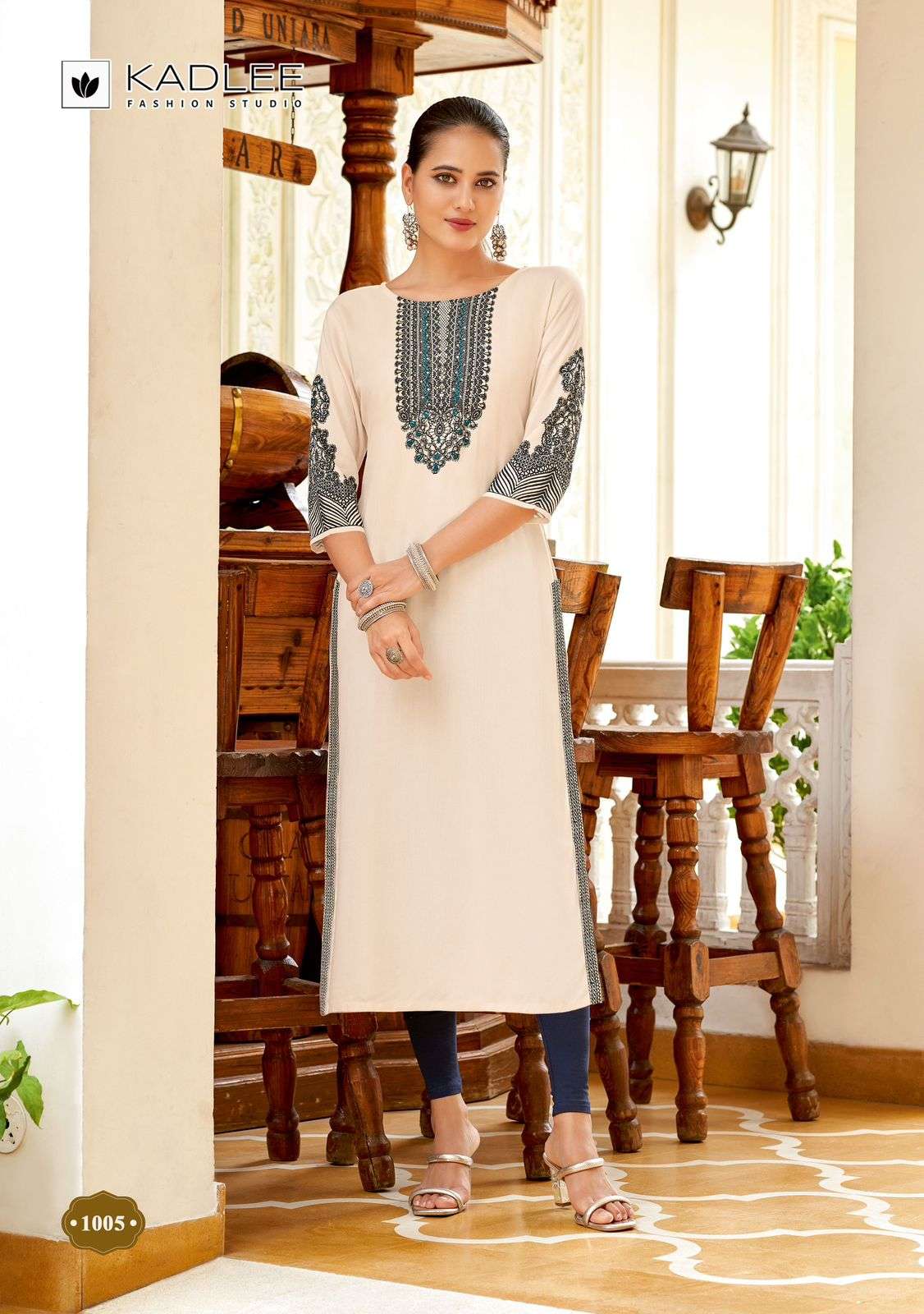 KADLEE FASHION ANERI RAYON FANCY KURTI 