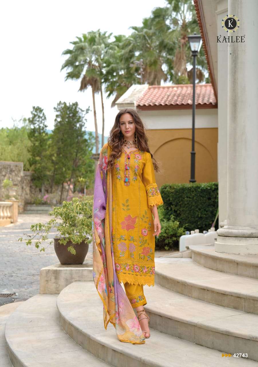 KAILEE FASHION SIFAARA VOL 2 VISCOSE BEAUTIFUL DESIGNER SUIT
