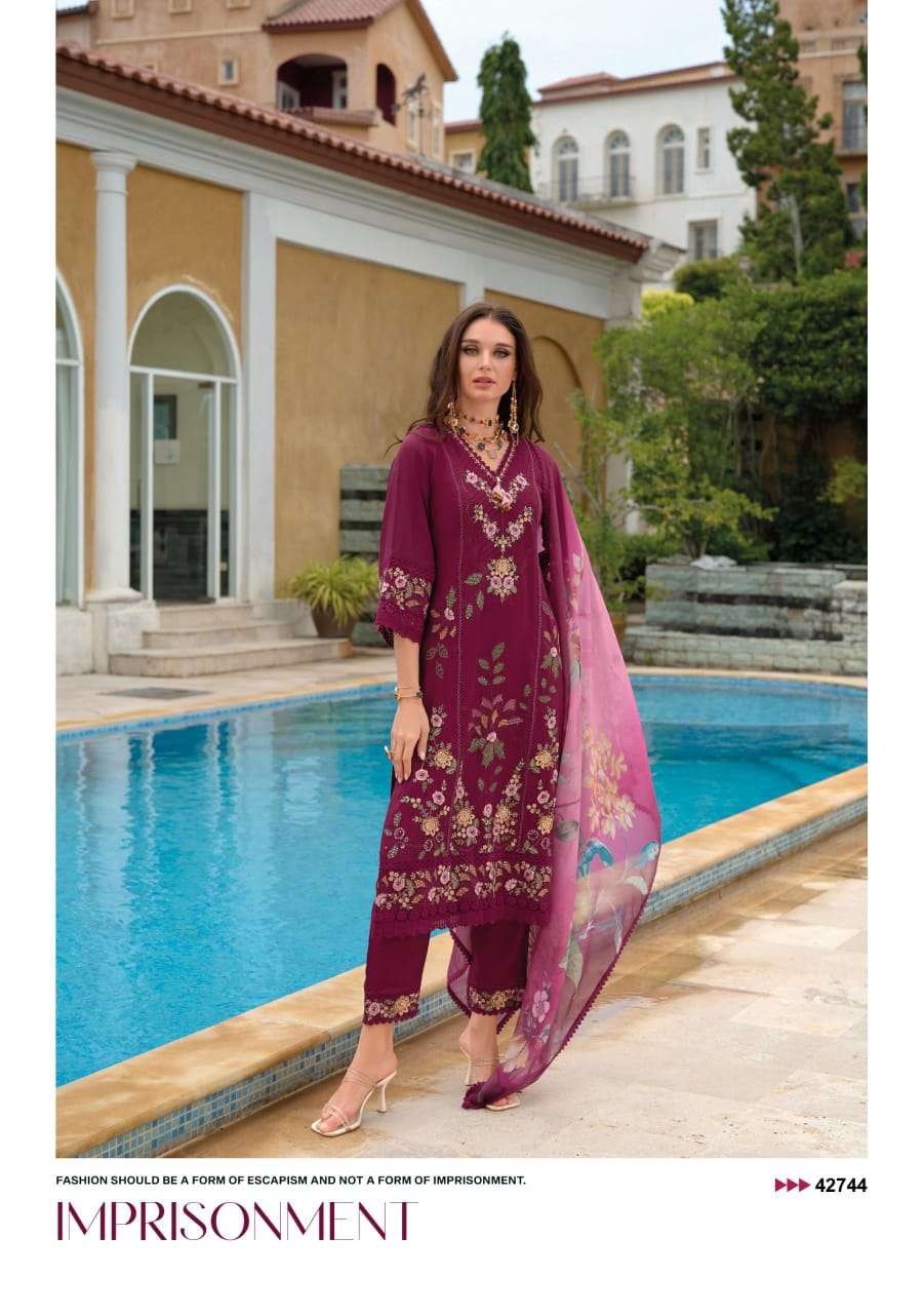 KAILEE FASHION SIFAARA VOL 2 VISCOSE BEAUTIFUL DESIGNER SUIT