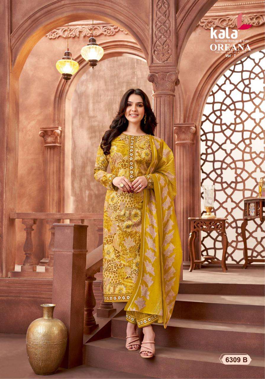 KALA FASHION OREANA VOL 7 COTTON JAIPURI PRINT SALWAR SUIT