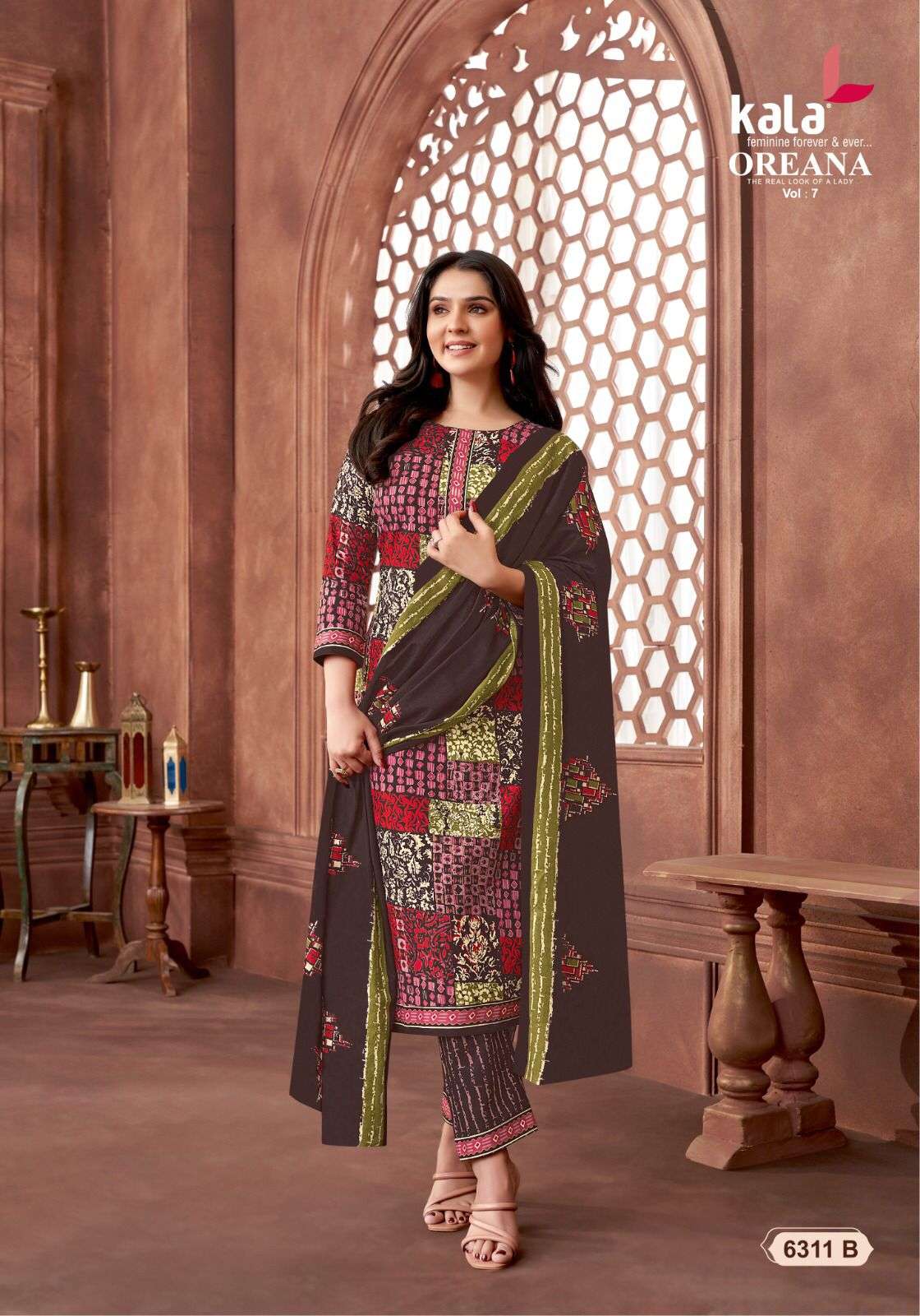 KALA FASHION OREANA VOL 7 COTTON JAIPURI PRINT SALWAR SUIT