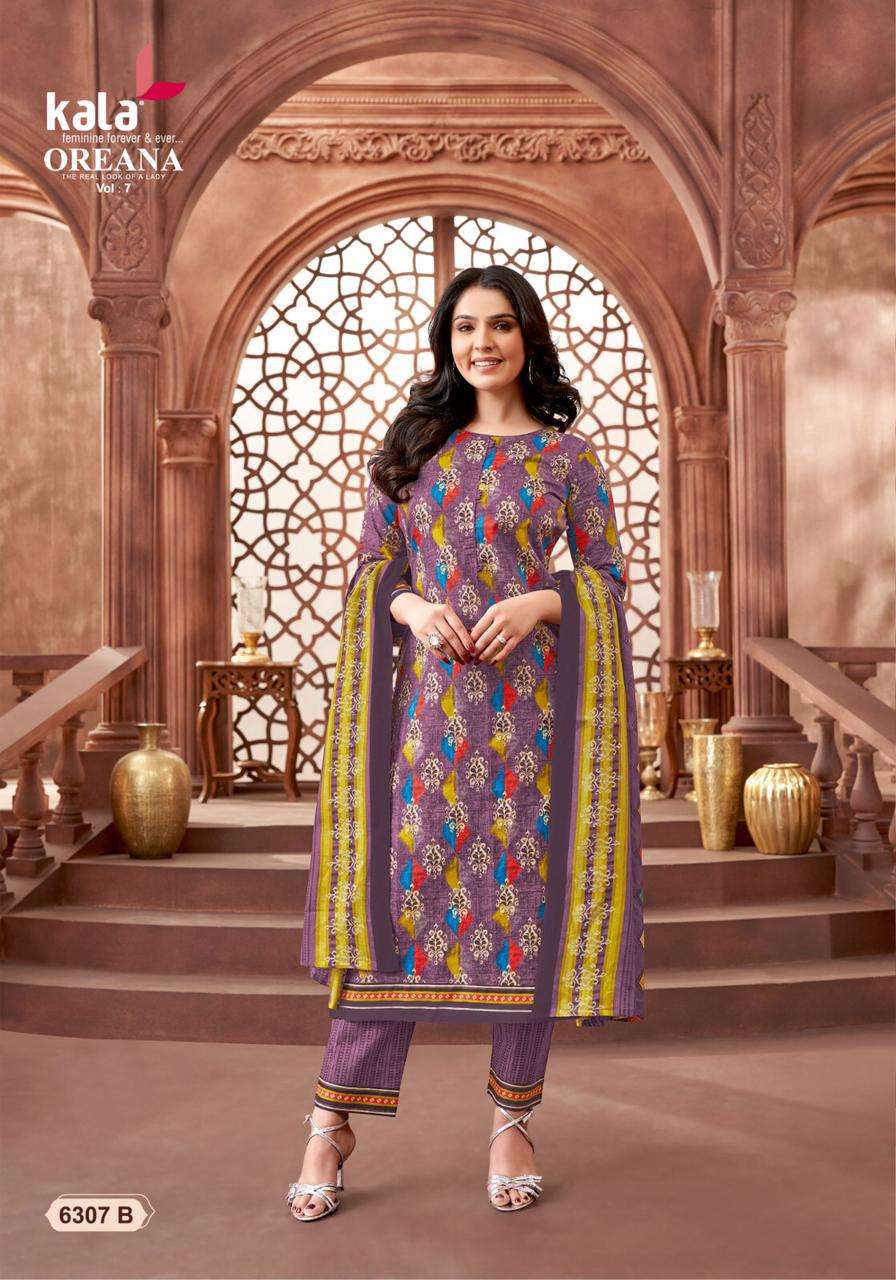 KALA FASHION OREANA VOL 7 COTTON JAIPURI PRINT SALWAR SUIT