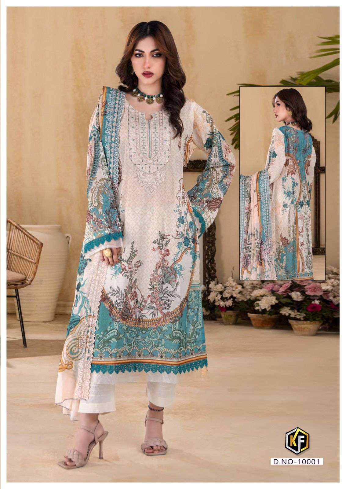 KEVAL FAB K KASH NX HIT COLLECTION COTTON DIGITAL PRINT SUIT