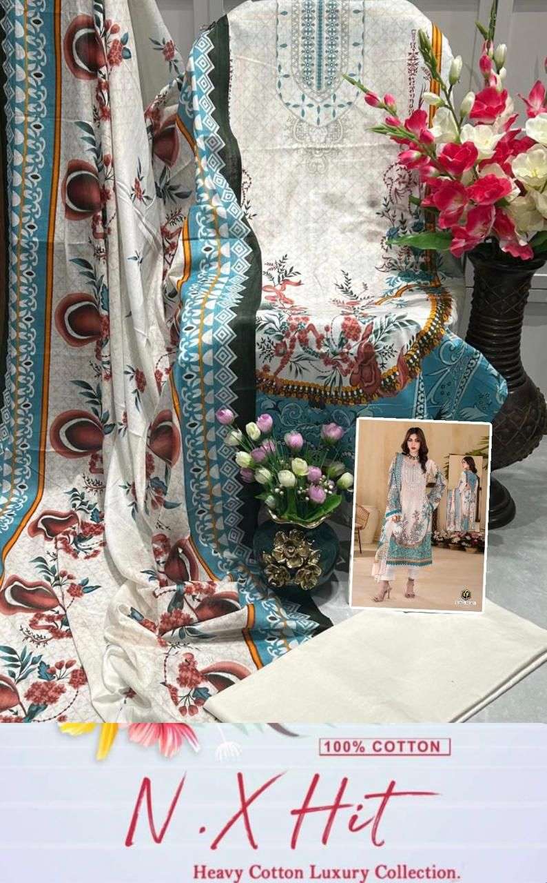 KEVAL FAB K KASH NX HIT COLLECTION COTTON DIGITAL PRINT SUIT