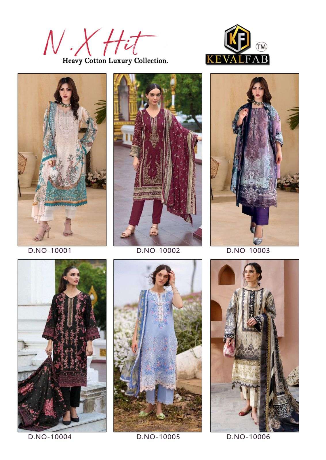 KEVAL FAB K KASH NX HIT COLLECTION COTTON DIGITAL PRINT SUIT