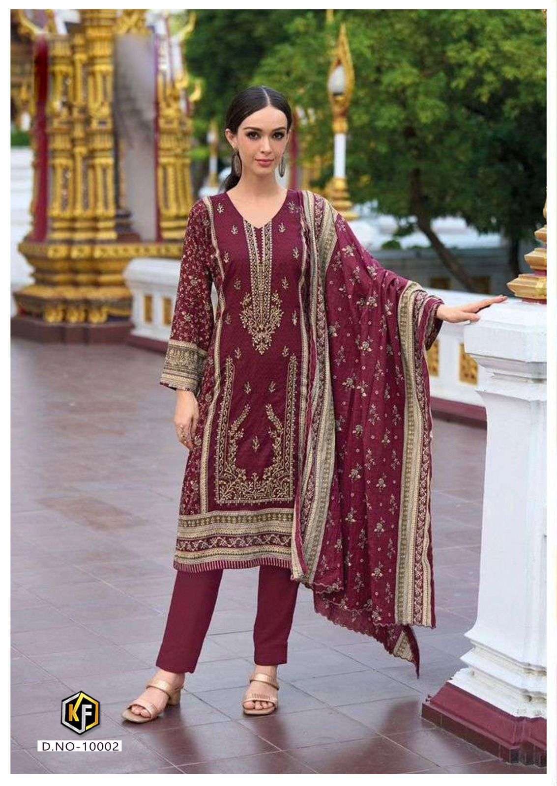 KEVAL FAB K KASH NX HIT COLLECTION COTTON DIGITAL PRINT SUIT