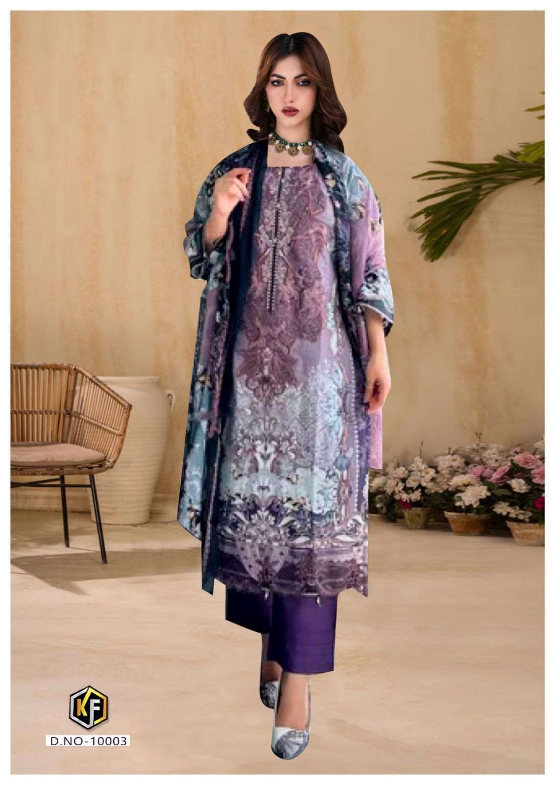 KEVAL FAB K KASH NX HIT COLLECTION COTTON DIGITAL PRINT SUIT