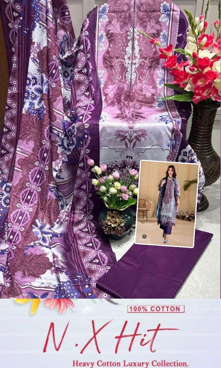 KEVAL FAB K KASH NX HIT COLLECTION COTTON DIGITAL PRINT SUIT