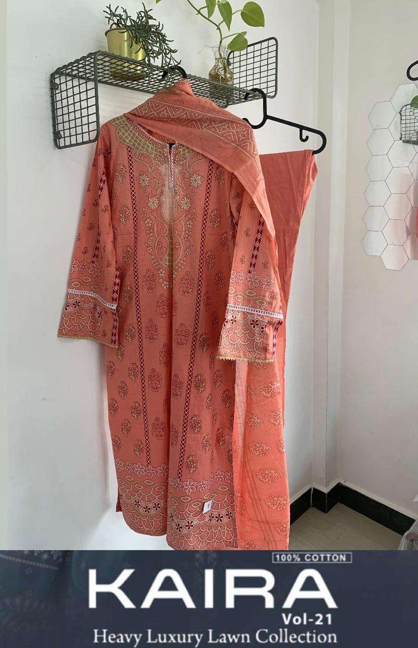 KEVAL FAB KAIRA VOL 21 READY MADE COLLECTION 