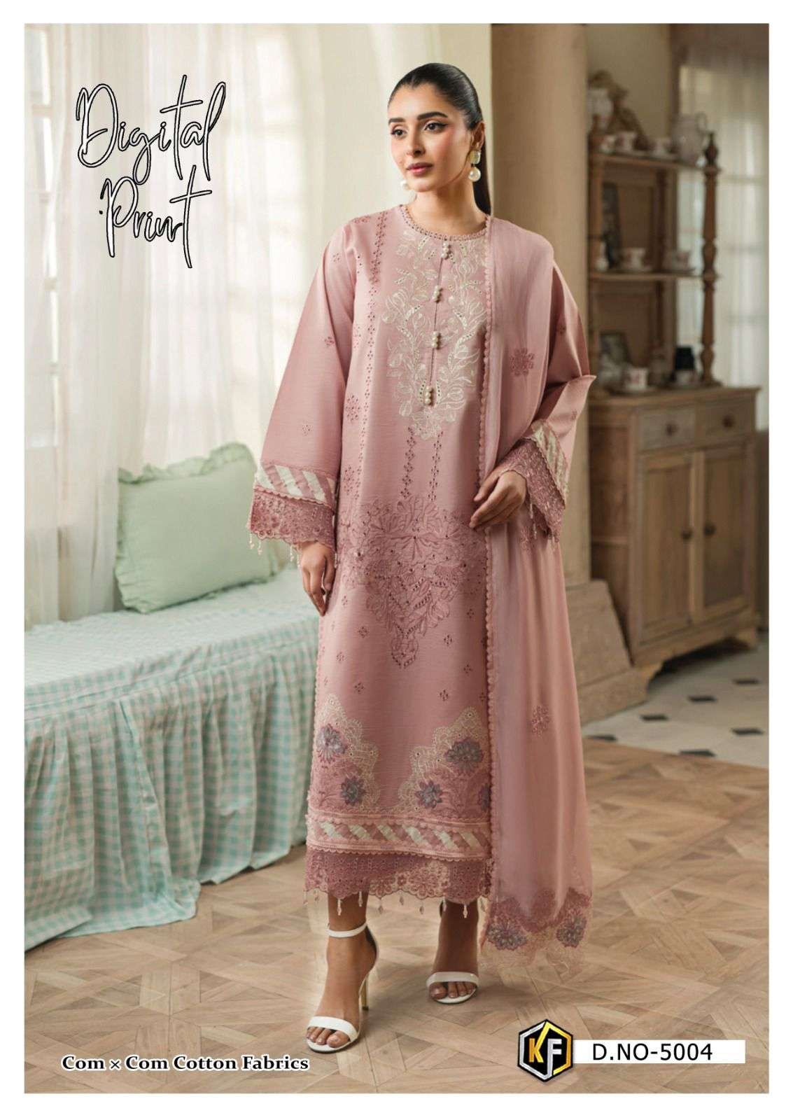KEVAL FAB SOHA NAZIR VOL 5 LAWN COTTON DIGITAL PRINT SUIT
