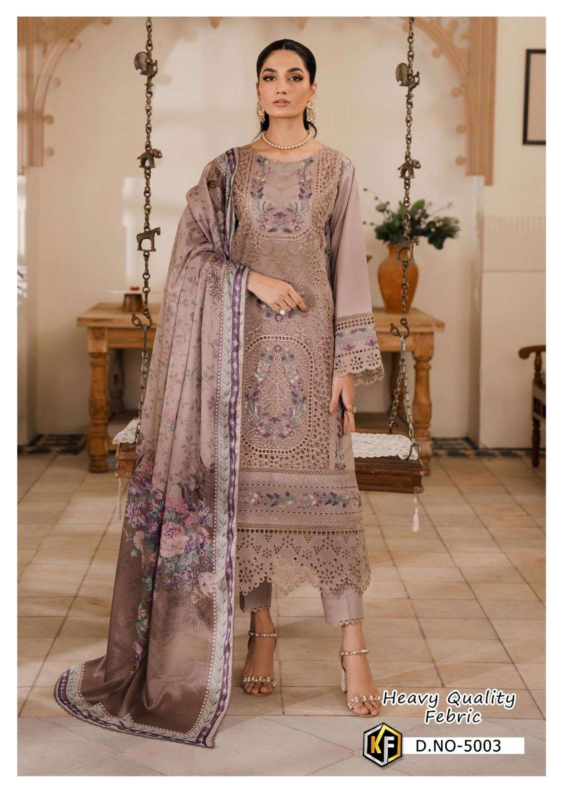 KEVAL FAB SOHA NAZIR VOL 5 LAWN COTTON DIGITAL PRINT SUIT