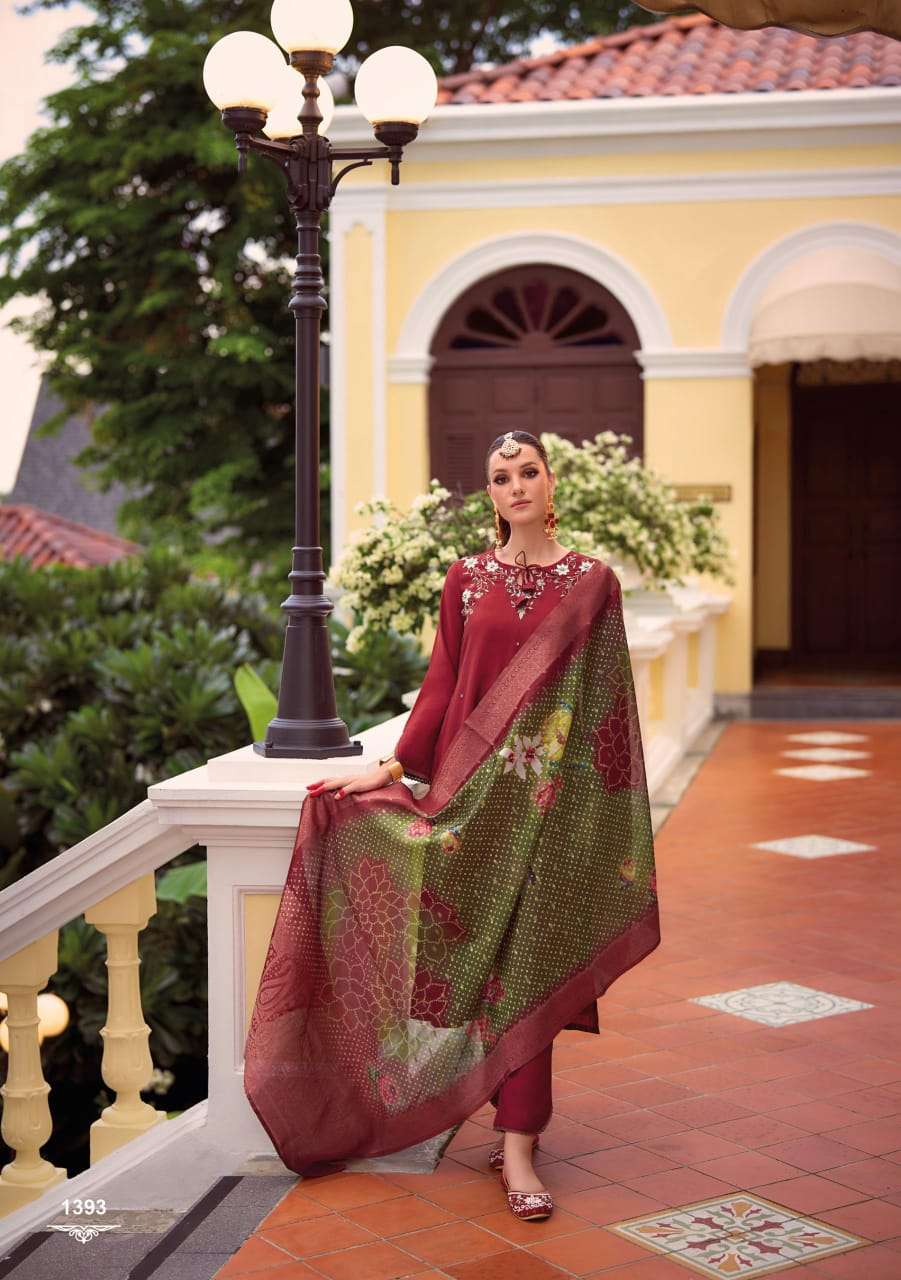  LADY LEELA SUHAGAN VISCOSE FANCY DESIGNER LADIES SUIT